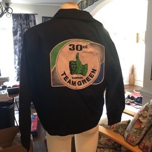 Kawasaki 30th anniversary team green jacket